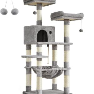 Multi-Level Cat Tree Tower with Hammock
