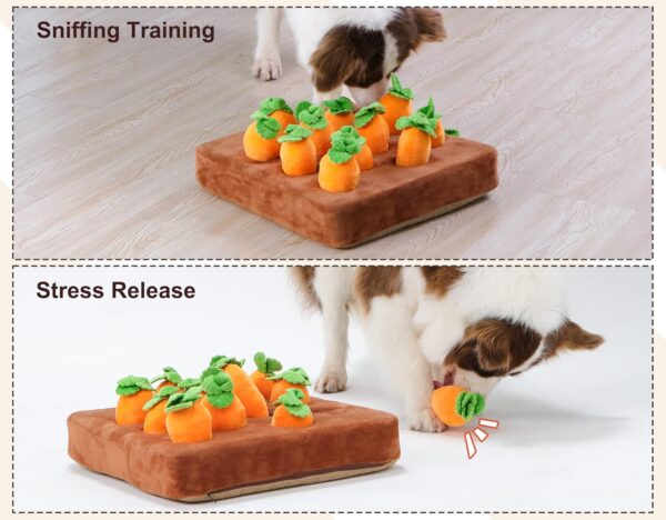 Interactive Carrot Snuffle Mat for Dogs - Image 3