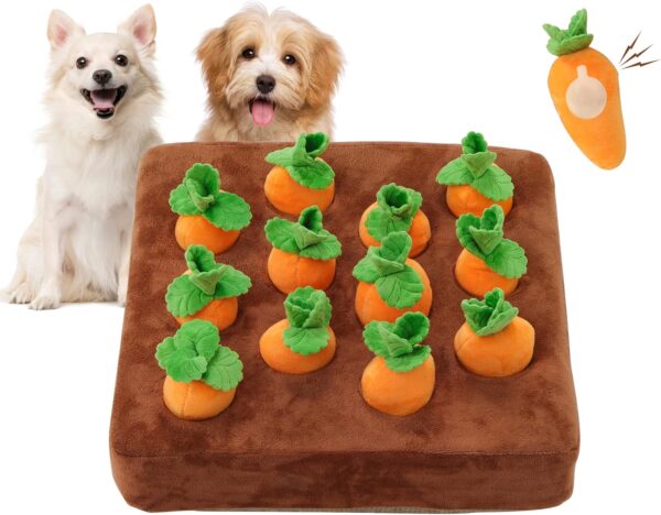 Interactive Carrot Snuffle Mat for Dogs